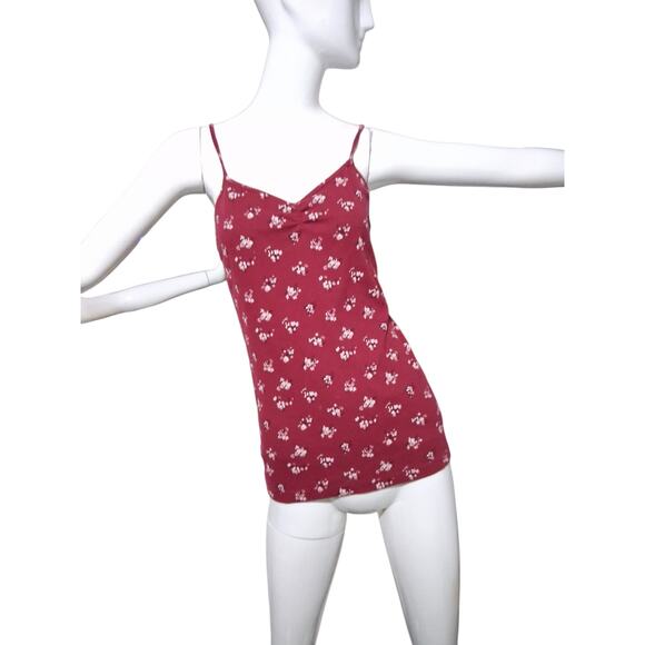 Y2K Style No Boundaries Women's size Large Floral Ribbed Grungecore Cami Top - Picture 8 of 12